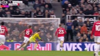 天博体育服务-半场：曼联1-1纽卡，B费送点+送助攻，卡塞米罗破门，拉姆齐染红